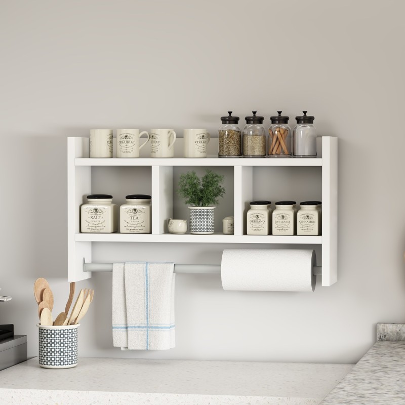 Wall Shelf Asya - Whıte White