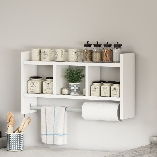 Wall Shelf Asya - Whıte White Wall Shelf Asya - Whıte White