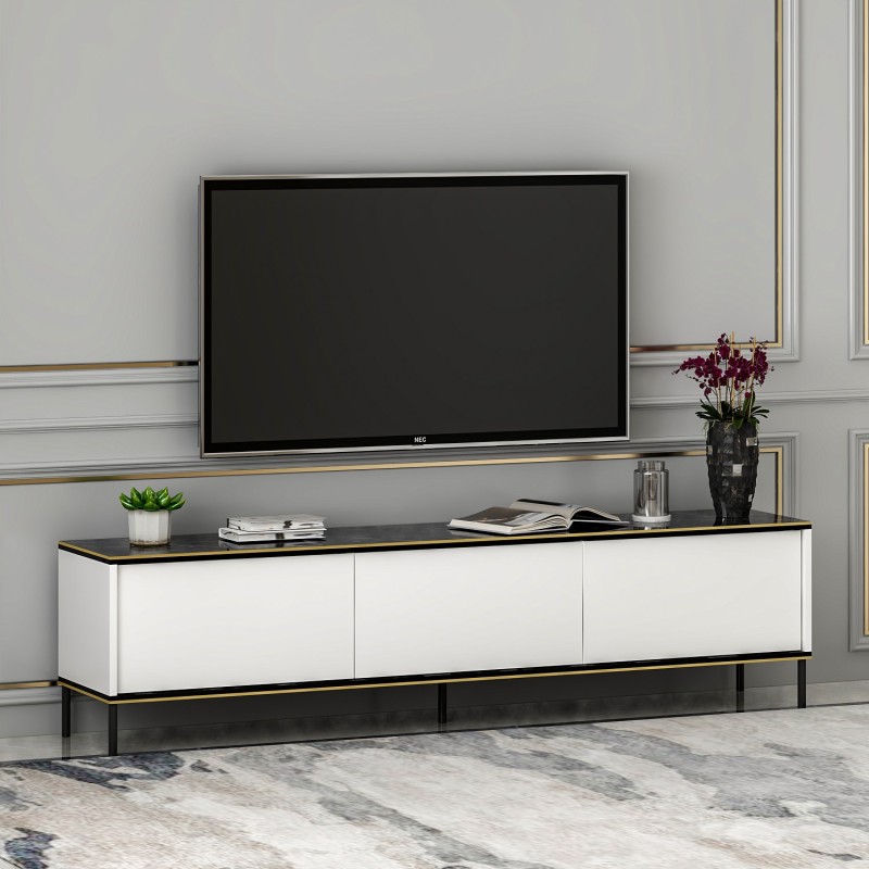 TV Stand Imaj - Whıte White