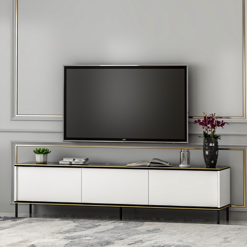 TV Stand Imaj - Whıte White