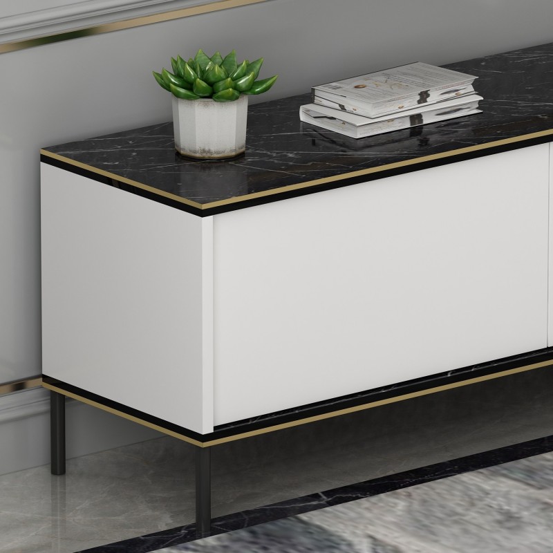 TV Stand Imaj - Whıte White