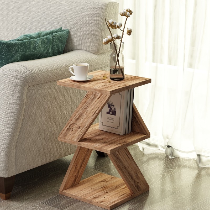 Hanah Home Side Table Albeni - Atlantic Pine Atlantic Pine