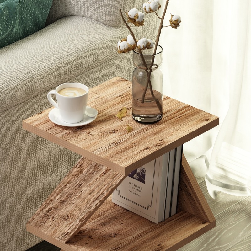 Hanah Home Side Table Albeni - Atlantic Pine Atlantic Pine