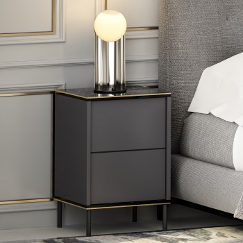 Nightstand Imaj - Anthracite Anthracite