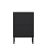 Hanah Home Nightstand Imaj - Anthracite Anthracite