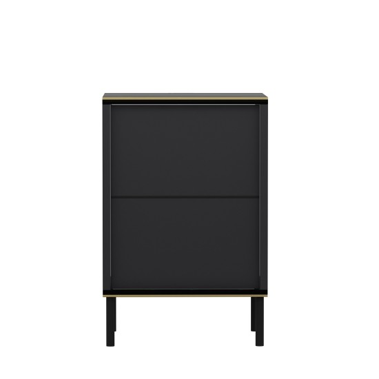 Nightstand Imaj - Anthracite Anthracite Hanah Home Nightstand Imaj - Anthracite Anthracite