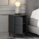 Nightstand Imaj - Anthracite Anthracite Hanah Home Nightstand Imaj - Anthracite Anthracite