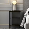 Hanah Home Nightstand Imaj - Anthracite Anthracite