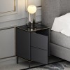 Hanah Home Nightstand Imaj - Anthracite Anthracite