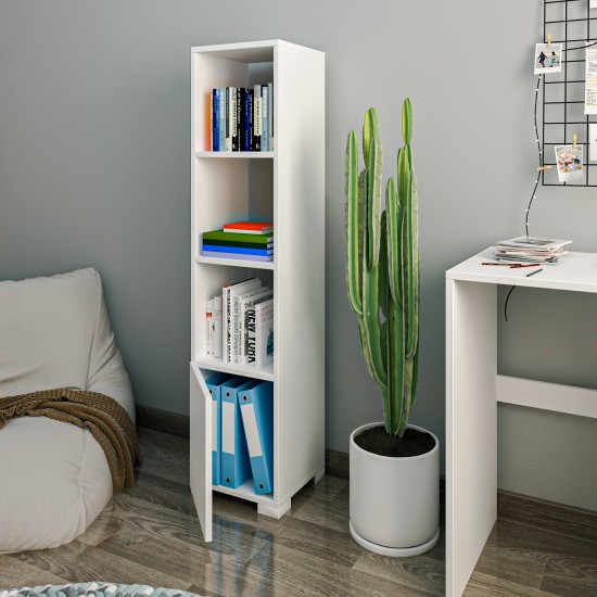 Bookshelf Kuzey - White White Bookshelf Kuzey - White White