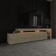 Έπιπλο Τηλεόρασης Beliz 192x35x53εκ - Travertine Μπεζ
