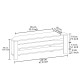 TV Stand Corner - Grey Grey TV Stand Corner - Grey Grey
