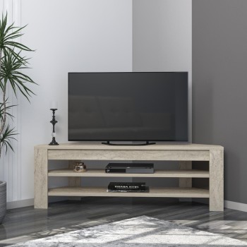 TV Stand Corner - Travertine Travertine