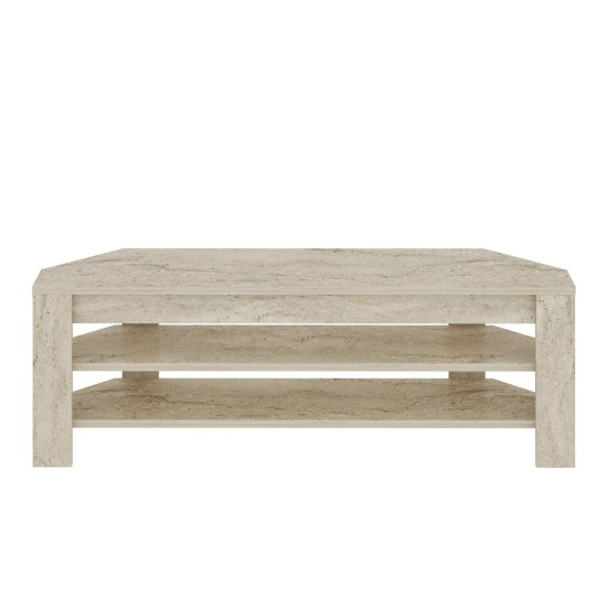 TV Stand Corner - Travertine Travertine TV Stand Corner - Travertine Travertine