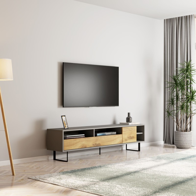 TV Stand Luga - Grey, Oak Grey
Oak