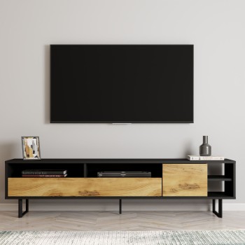 TV Stand Luga - Black, Oak Black
Oak
