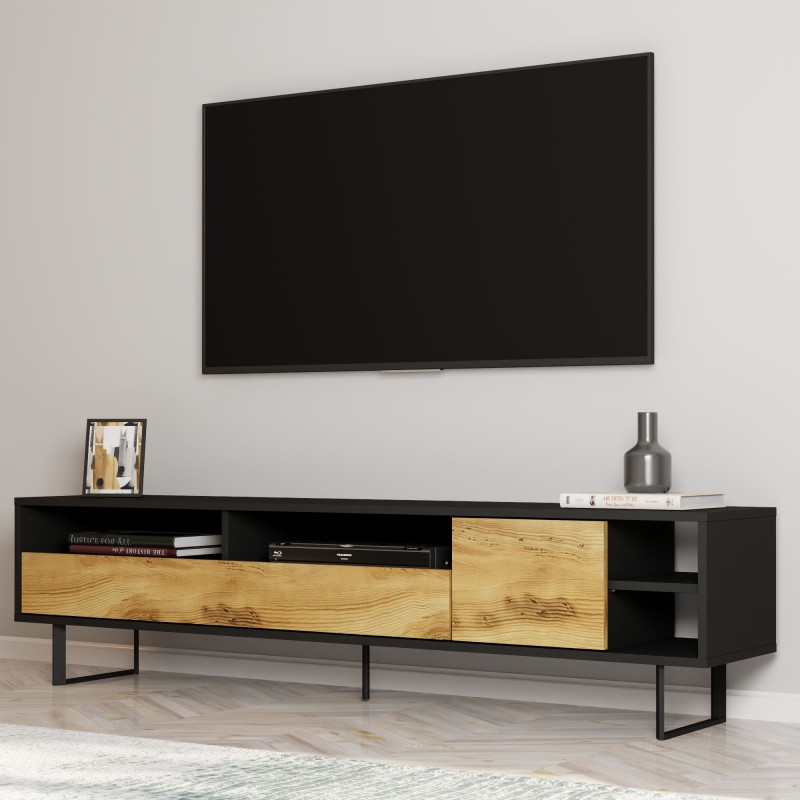 TV Stand Luga - Black, Oak Black
Oak