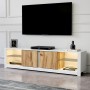 TV Stand Aydos - White, Oak White
Oak