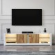 TV Stand Aydos - White, Oak White
Oak TV Stand Aydos - White, Oak White
Oak