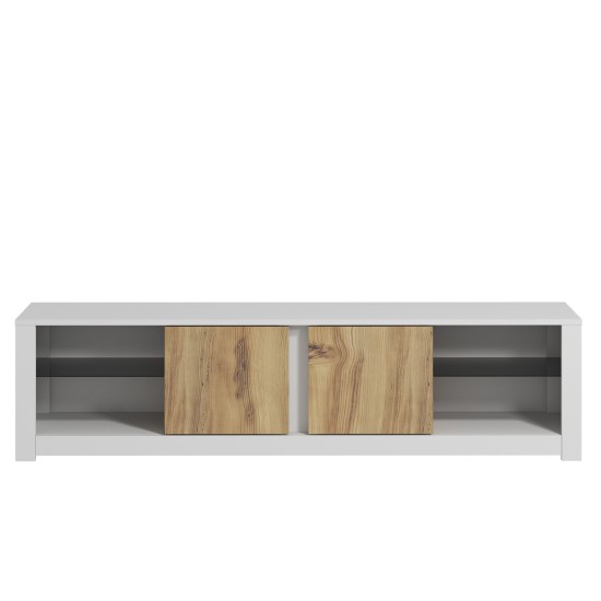 TV Stand Aydos - White, Oak White
Oak TV Stand Aydos - White, Oak White
Oak