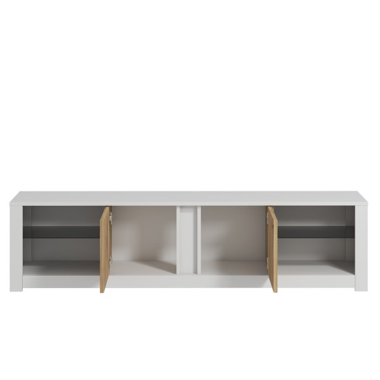 TV Stand Aydos - White, Oak White
Oak TV Stand Aydos - White, Oak White
Oak