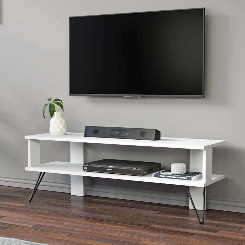 TV Stand Duama - White White