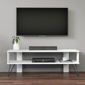TV Stand Duama - White White