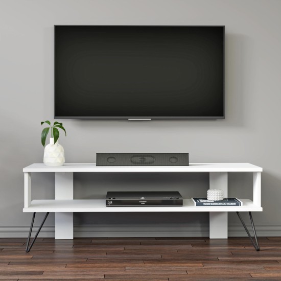 TV Stand Duama - White White TV Stand Duama - White White