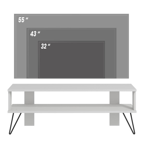 TV Stand Duama - White White TV Stand Duama - White White