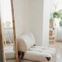 1-Seat Sofa-Bed Fold Teddy - Cream Cream