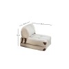 Atelier del Sofa 1-Seat Sofa-Bed Fold Teddy - Cream Cream