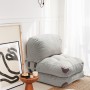 1-Seat Sofa-Bed Fold Teddy - Grey Grey