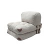 Atelier del Sofa 1-Seat Sofa-Bed Fold Teddy - Grey Grey