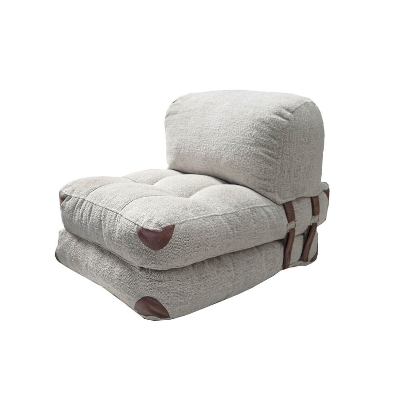 Atelier del Sofa 1-Seat Sofa-Bed Fold Teddy - Grey Grey