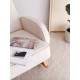 Wing Chair Yoko - White White Wing Chair Yoko - White White