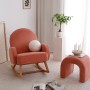 Wing Chair Yoko - Coral Coral