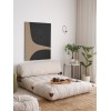 2-Seat Sofa-Bed Fold Kadife 2 - White White