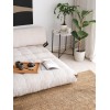 2-Seat Sofa-Bed Fold Kadife 2 - White White