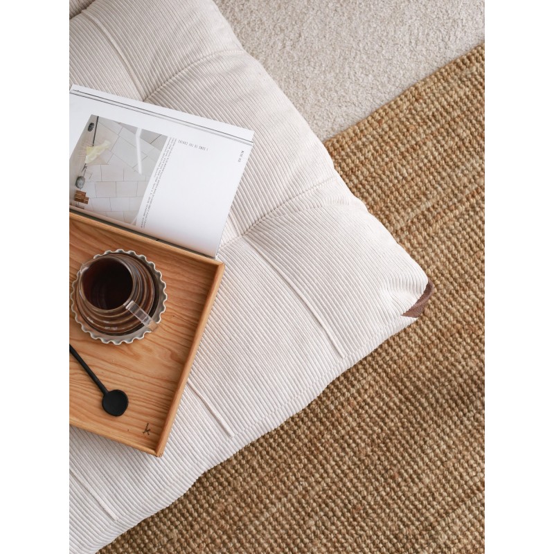 2-Seat Sofa-Bed Fold Kadife 2 - White White