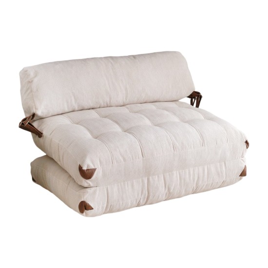 2-Seat Sofa-Bed Fold Kadife 2 - White White 2-Seat Sofa-Bed Fold Kadife 2 - White White