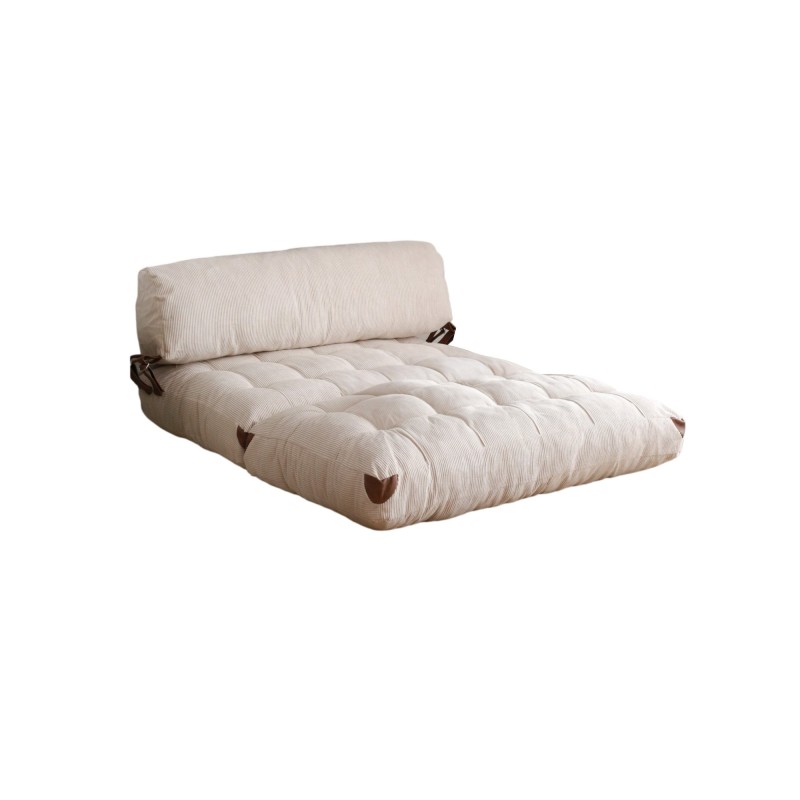 2-Seat Sofa-Bed Fold Kadife 2 - White White