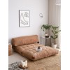 Atelier del Sofa 2-Seat Sofa-Bed Fold Kadife 2 - Camel Camel