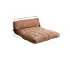 Atelier del Sofa 2-Seat Sofa-Bed Fold Kadife 2 - Camel Camel