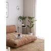 Atelier del Sofa 2-Seat Sofa-Bed Fold Kadife 2 - Camel Camel
