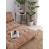 Atelier del Sofa 2-Seat Sofa-Bed Fold Kadife 2 - Camel Camel