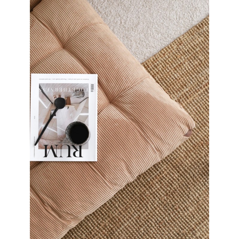 Atelier del Sofa 2-Seat Sofa-Bed Fold Kadife 2 - Camel Camel