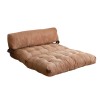 Atelier del Sofa 2-Seat Sofa-Bed Fold Kadife 2 - Camel Camel