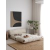 Atelier del Sofa 2-Seat Sofa-Bed Fold Teddy 2 - Cream Cream