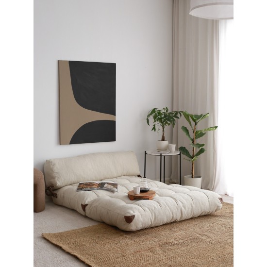 2-Seat Sofa-Bed Fold Teddy 2 - Cream Cream Atelier del Sofa 2-Seat Sofa-Bed Fold Teddy 2 - Cream Cream