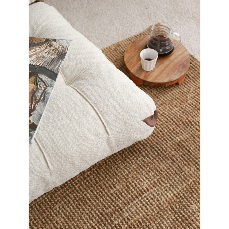 Atelier del Sofa 2-Seat Sofa-Bed Fold Teddy 2 - Cream Cream